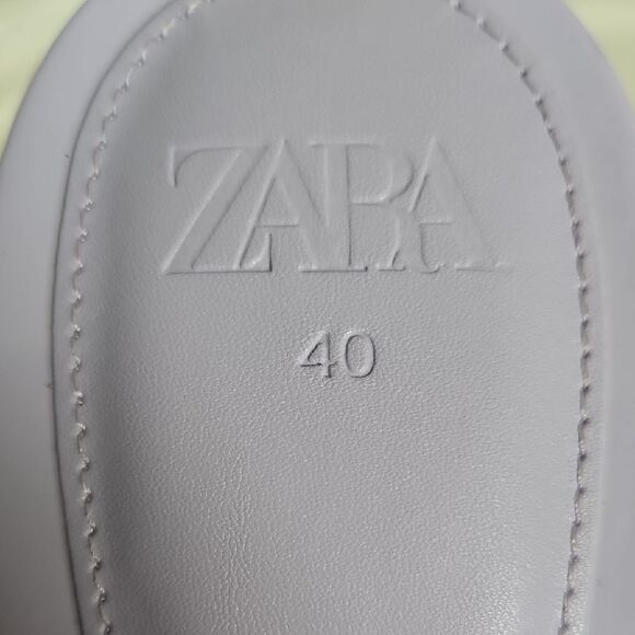 Zara Women's Purple Strappy Heels - Picture 2 of 16